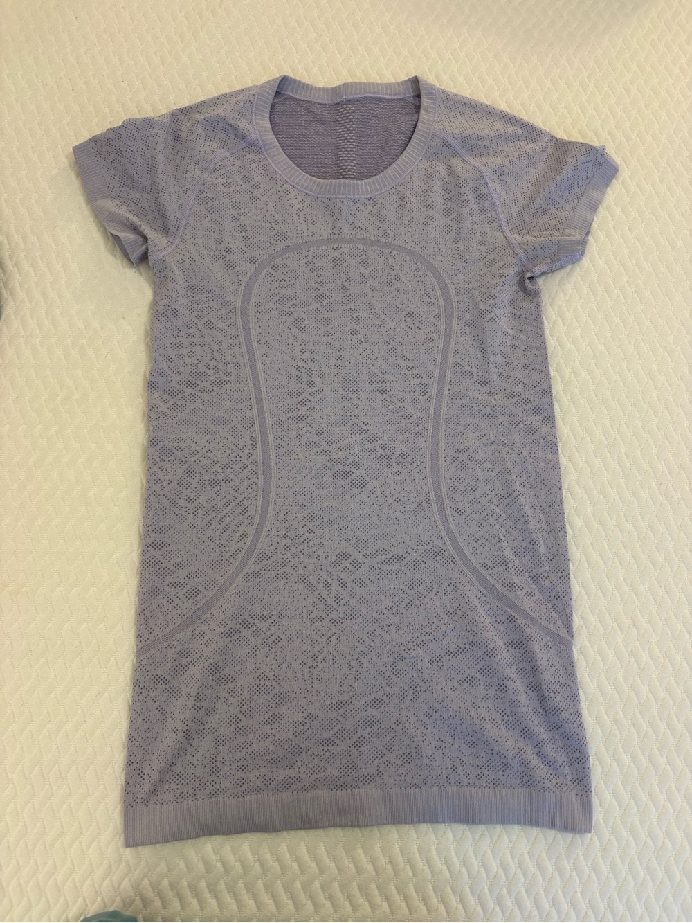 lululemon athletica Lavender Seamless Short-Sleeve Active Tee